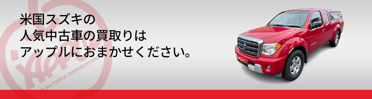 米国スズキの買取車種一覧